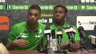 Avellino Calcio  Presentazione di Bastien e Napol con la maglia biancoverde [upl. by Nnairam546]