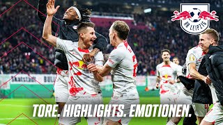 Magische Pokalnacht  RB Leipzig  BVB 20  Tore Highlights Emotionen [upl. by Moorefield]