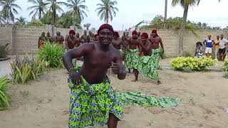 Lakleawo Fe We  Agbadza Youth Club  Traditional dance and drumming from west Africa [upl. by Kirrad]