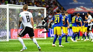 Kroos Free Kick Goal vs Sweden  World Cup 2018 [upl. by Kerstin]