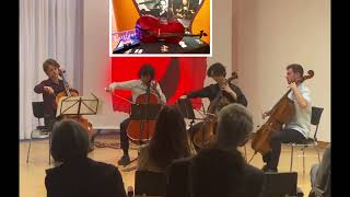 CelloQuartett  Konzert in KronbergTaunus im Rahmen der Internationalen GeigenbaumeisterMesse [upl. by Aynnat631]