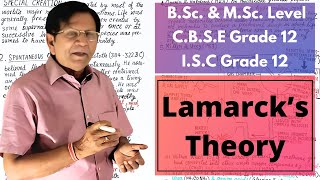 Lamarck’s Theory of Inheritance of Acquired Characteristics  BSc amp MSc Level  Grade 12 Bio [upl. by Housum8]