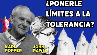 La PARADOJA DE LA TOLERANCIA ¿Hasta dónde tolerar en democracia  Popper Rawls rutahistorica [upl. by Wernda]