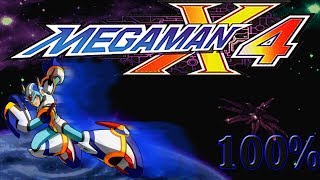 Mega Man X4 X  Walkthrough 100 HD [upl. by Aleciram797]