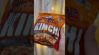 Trying Kimchi Ramen 🍜  Nongshim shorts ytshorts trending youtube viralshorts ramen kimchi [upl. by Kluge]