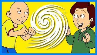 Caillou Stops a Hurricane Ungrounded [upl. by Aniz240]