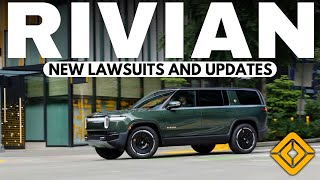 Rivian in Lawsuit with EV supplier  Rivian Large Packs Hit R1 Shop [upl. by Curnin]