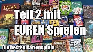 Die Eure besten Kartenspiele  Übersicht bzw Top Liste [upl. by Anela]