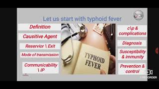 Typhoid amp paratyphoid fever community L18 revision [upl. by Ddet]