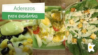 Aderezos para ensaladas  Recetas huevos kikes [upl. by Ngo]