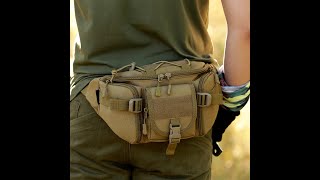 Protector Plus Y102 Tactical MOLLE sling bag fanny pack outdoors hunting camping [upl. by Bishop]