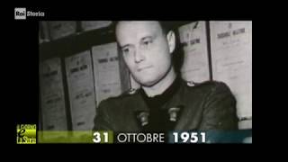 §1 31 ottobre 1951 Tribunale militare Bologna condanna del criminale nazista Walter Reder [upl. by Tekcirk836]