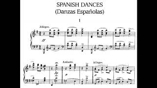 Enrique Granados  12 Spanish Dances Op37 Complete [upl. by Ednutabab]