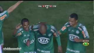 Melhores Momentos  Palmeiras 2 x 0 Coritiba  Copa do Brasil 2012  05072012  Band HD [upl. by Edorej]