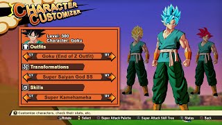 Dragon Ball Z Kakarot Update  New Character Customization [upl. by Howland576]