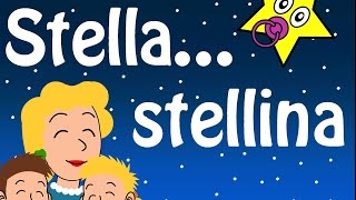 Stella Stellina  Filastrocche Per Bambini [upl. by Drauode949]