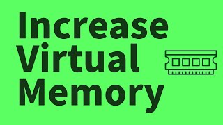 Boost PC Performance How to ManageIncrease Virtual Memory RAM in Windows  Increase Virtual RAM [upl. by Bennet]