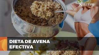 ✅ ¡Aprende a BAJAR DE PESO  Dieta de la AVENA  Salud180 🌿 [upl. by Enovahs]