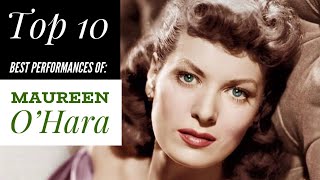 Maureen OHara  Top 10 Best Performances [upl. by Elkcim]