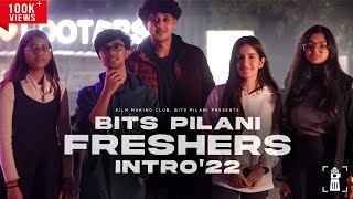 Freshers Introduction 2022  BITS Pilani [upl. by Adnah70]