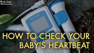 How to check your Babys Heartbeat with Dr Odin Fetal Doppler [upl. by Ahar387]