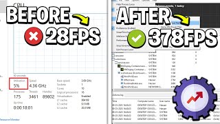 How To Optimize CPUProcessor For GAMING ✅ Boost FPS amp Fix Stutters 2024 [upl. by Aleakim]