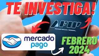 ¡ALERTA AFIP controla tu plata en Mercado Pago en Febrero [upl. by Nirtak516]