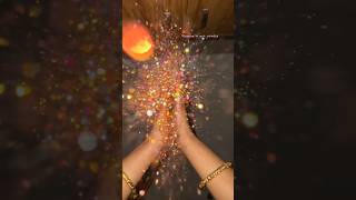 Glitter Stars falling from the hand  ononnasartstudio shots glitter asthetic [upl. by Kassey]