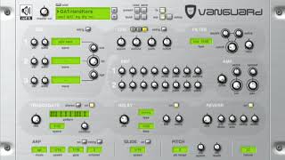 Vanguard VST synthesizer ReFX  Preview of sound patches from the Culture Electronic Soundbank [upl. by Elleb]