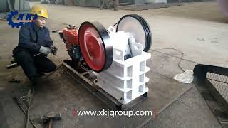 Xkj PE150X250 Mini Low Price Diesel Jaw Crusher for Sale [upl. by Eran]