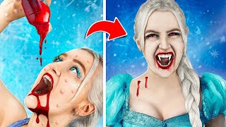 Von der Streberin Elsa zum Schönheitsvampir  Extremes MakeOver mit Gadgets von Tik Tok [upl. by Lorna846]