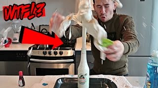 EXPLODING FOAM SCIENCE EXPERIMENT ELEPHANT TOOTHPASTE [upl. by Aivyls]