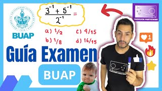 ✅​GUÍA Examen BUAP 2024 𝙀𝙟𝙚𝙧𝙘𝙞𝙘𝙞𝙤𝙨 𝙀𝙭𝙥𝙤𝙣𝙚𝙣𝙩𝙚𝙨 𝙣𝙚𝙜𝙖𝙩𝙞𝙫𝙤𝙨 😎​🫵​💯​ [upl. by Daly76]