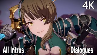 Granblue Fantasy Versus All Beatrix Intros Dialogues English Dub 4K [upl. by Ynattyrb114]