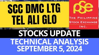 SCC  DMC  LTG  TEL  ALI  GLO  PSE TECHNICAL ANALYSIS [upl. by Niamrej]