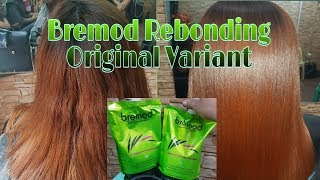 HAIR REBONDING USING BREMOD ORGINAL VARIANT  HAIR KNOT TEST [upl. by Addiego]