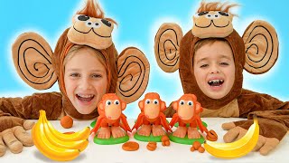 Vlad and Niki play with Monkey See Monkey Poo Fun Toy Story [upl. by Enovahs467]