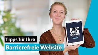 So wird die Website barrierefrei Tipps für eine nachhaltigere Website  Kurz erklärt [upl. by Tnirb]