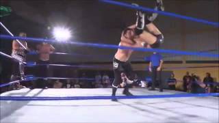 Handspring CutterSwanton Bomb combo to 30 Chikara [upl. by Sibby448]