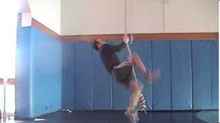 Pole Vault Rope Drills [upl. by Ardnic]