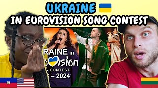 REACTION TO Ukraine 🇺🇦 in Eurovision Song Contest 20032024  FIRST TIME WATCHING [upl. by Fogg]