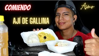 ASMR Comiendo Ají de Gallina mientras leo comentarios de mis suscriptores [upl. by Dyan]