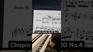 Chopin Op10 No4 shorts [upl. by Correy]