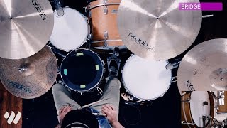 Drenched In Love  Bethel Music  Drum Tutorial [upl. by Nakashima]