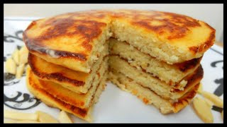 Keto Almond Flour Pancakes Recipe How to make easy fluffy low carb pancakes with ground almonds [upl. by Arakal]