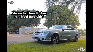 Mercedes Benz W211 E Class Facelift with AMG Conversion [upl. by Hendel]