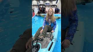 Hobie Lynx Kayak Demo girlgonefishing strictlysailandkayak strictlysailteam hobie [upl. by Tolmach]