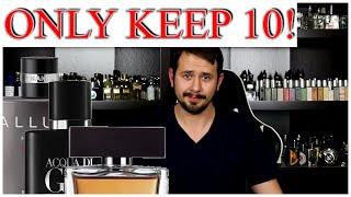 KEEP ONLY 10 FRAGRANCES FOR LIFE  Designer  Toss Out The Rest of My Collection  TAG VIDEO [upl. by Ahrens]