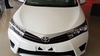 Toyota Corolla Altis 16 2016 Complete Review Startup [upl. by Aerdnwahs942]