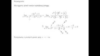 Granica funkcji 3x21  x52x3x2 [upl. by Hills]